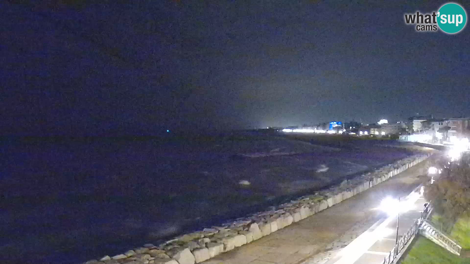 Webcam Caorle Ponente – Vue depuis les Marinai di Caorle