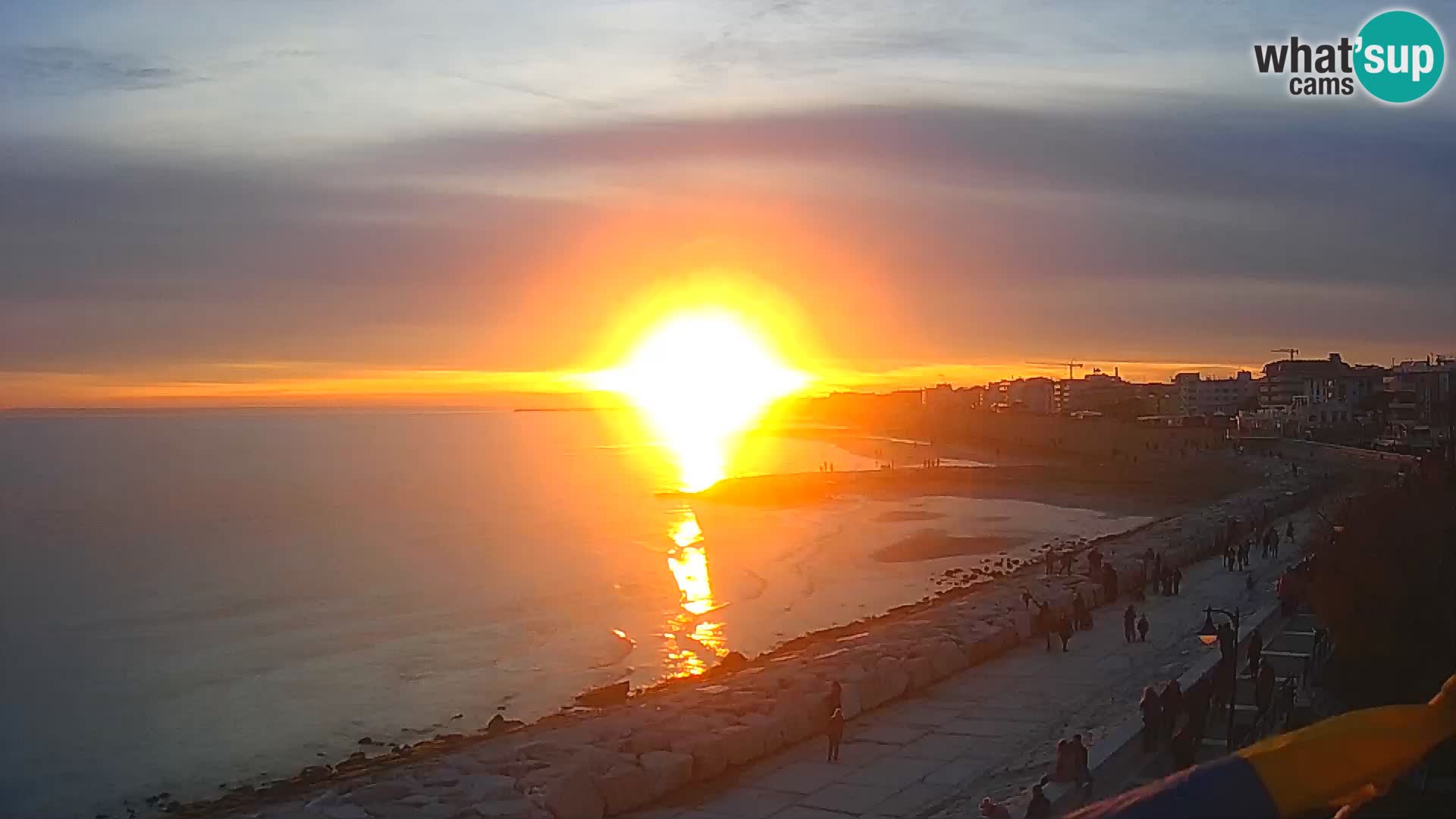 Webcam Caorle Ponente – View from Marinai di Caorle