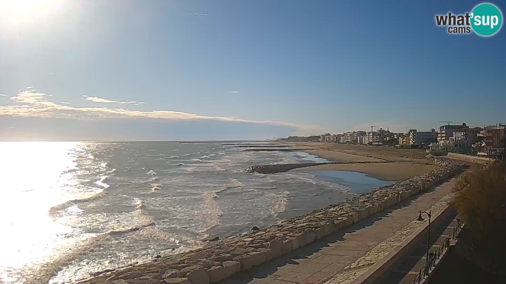Webcam Caorle Ponente – Vue depuis les Marinai di Caorle