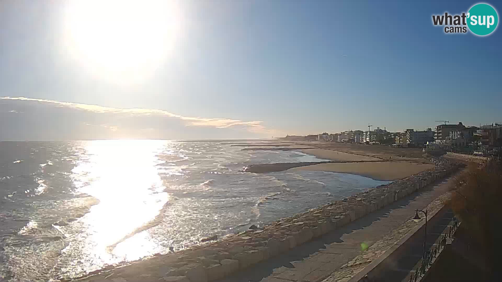 Webcam Caorle Ponente – Blick von Marinai di Caorle