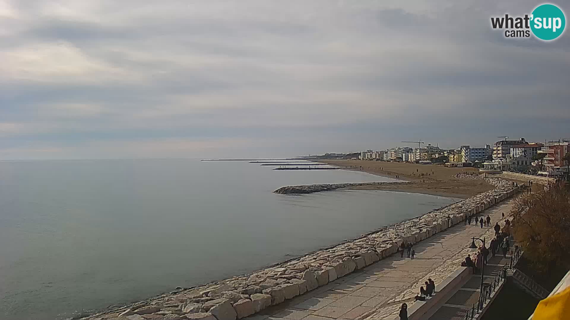 Webcam Caorle Ponente – Blick von Marinai di Caorle