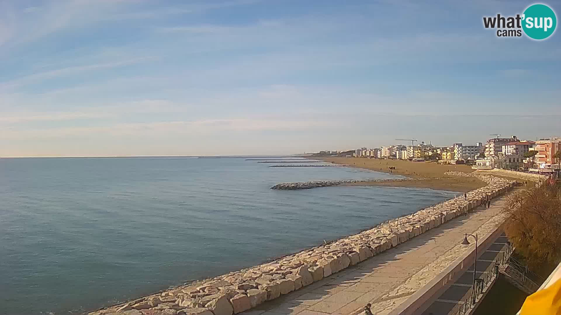 Webcam Caorle Ponente – Blick von Marinai di Caorle