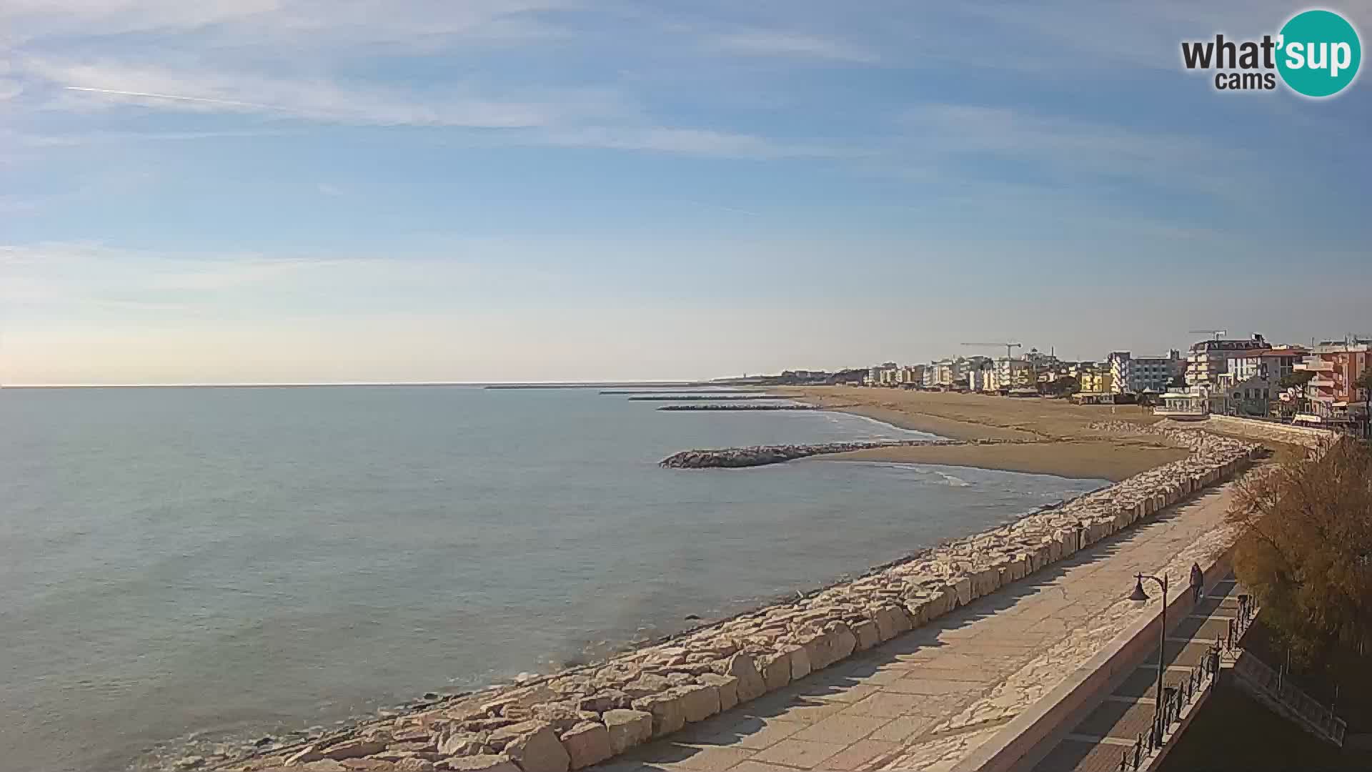 Webcam Caorle Ponente – Vue depuis les Marinai di Caorle