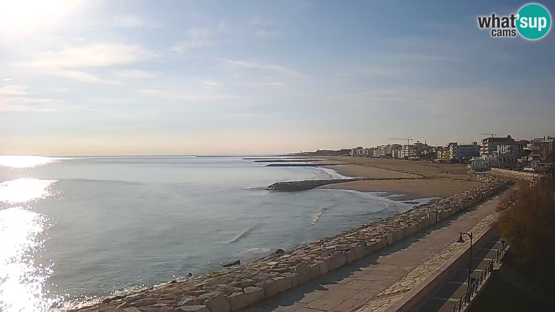 Webcam Caorle Ponente – Blick von Marinai di Caorle