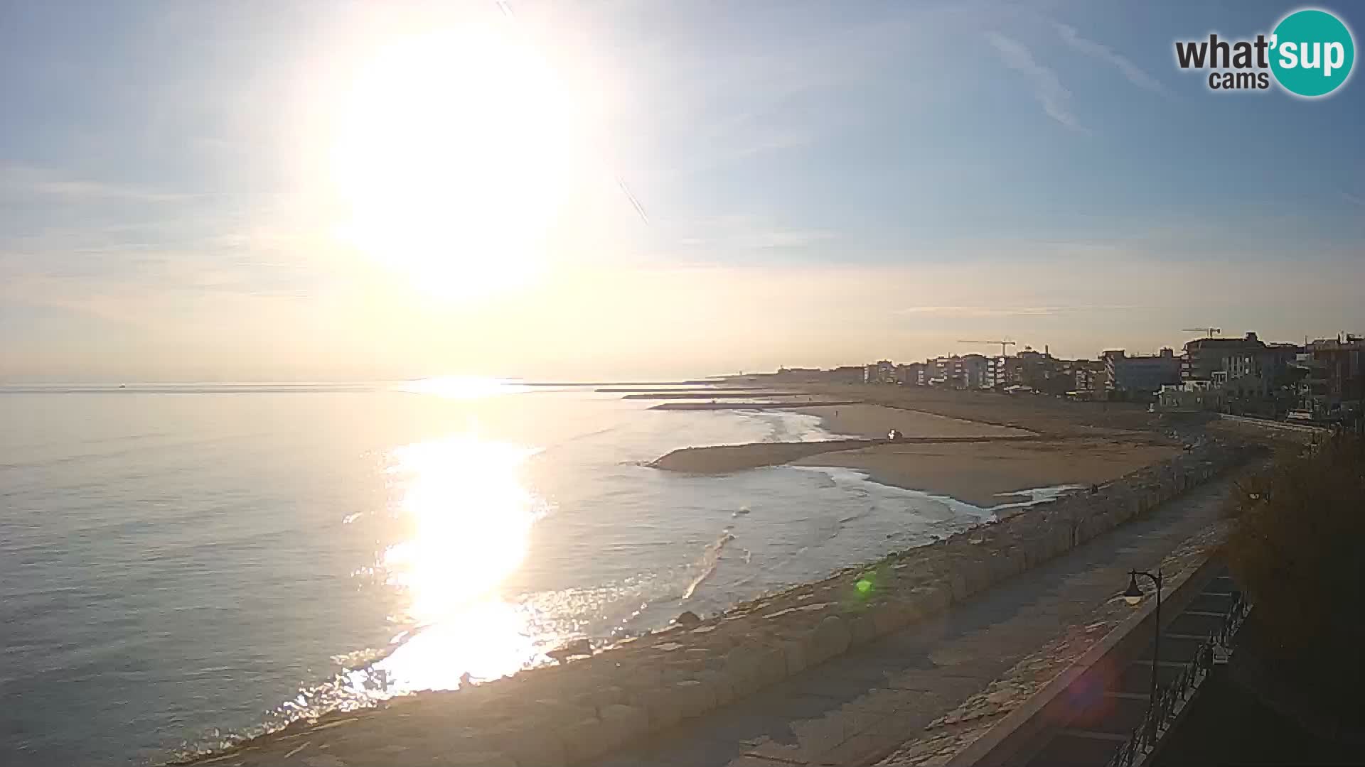Webcam Caorle Ponente – Vue depuis les Marinai di Caorle