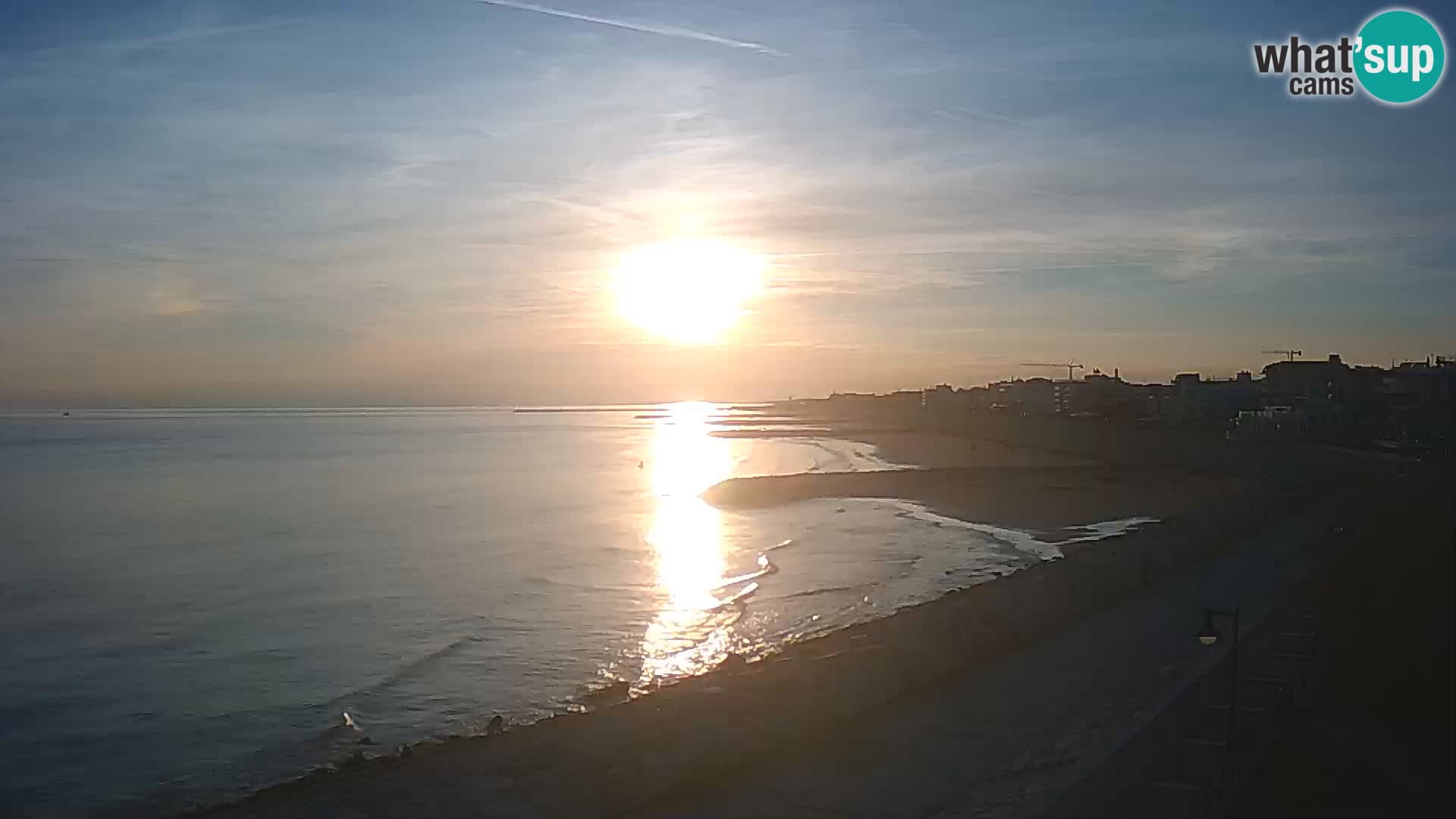 Webcam Caorle Ponente – Blick von Marinai di Caorle