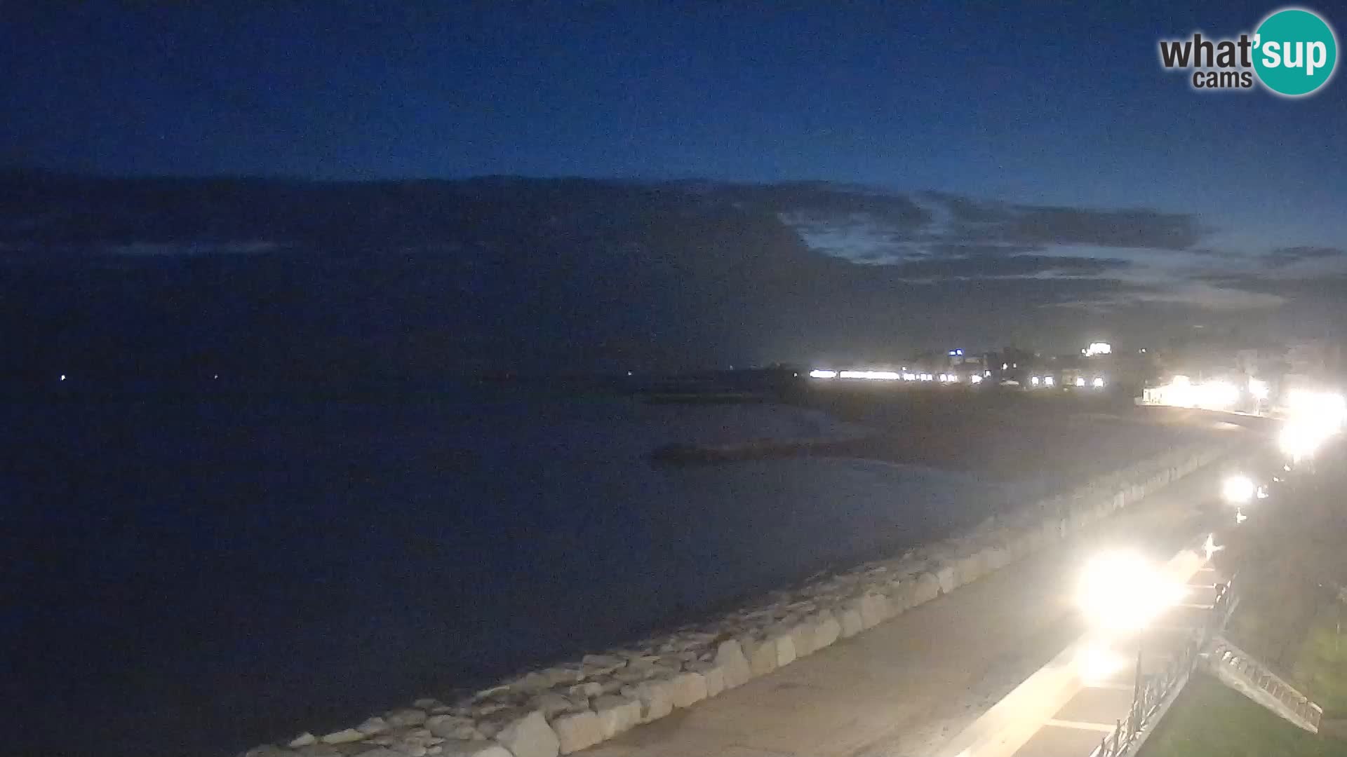 Webcam Caorle Ponente – Blick von Marinai di Caorle