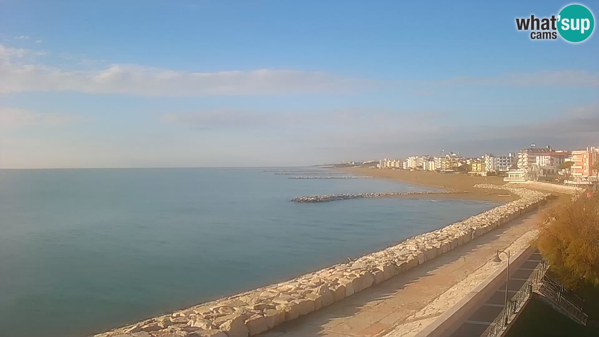 Webcam Caorle Ponente – panorama dall’ASS. Marinai di Caorle