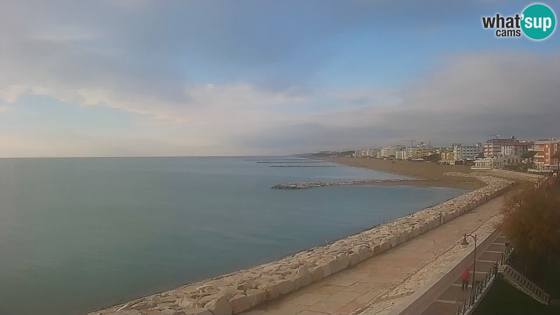 Webcam Caorle Ponente – Vue depuis les Marinai di Caorle