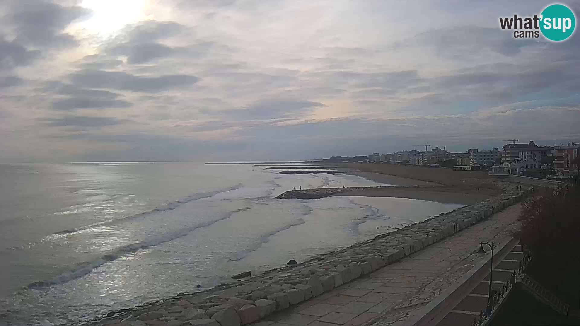 Webcam Caorle Ponente – Blick von Marinai di Caorle
