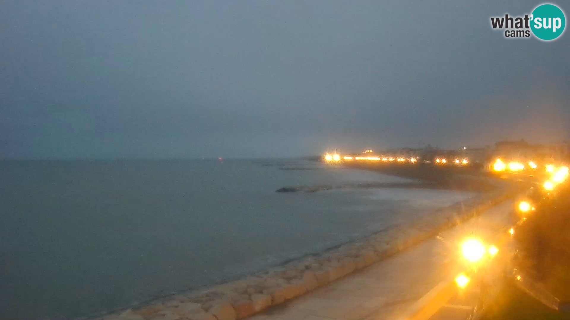 Webcam Caorle Ponente – Vue depuis les Marinai di Caorle