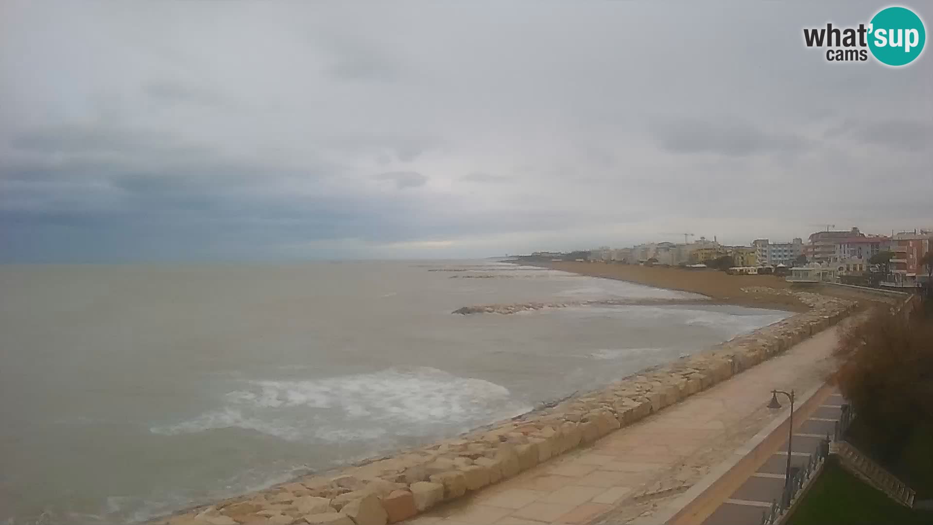 Webcam Caorle Ponente – Blick von Marinai di Caorle
