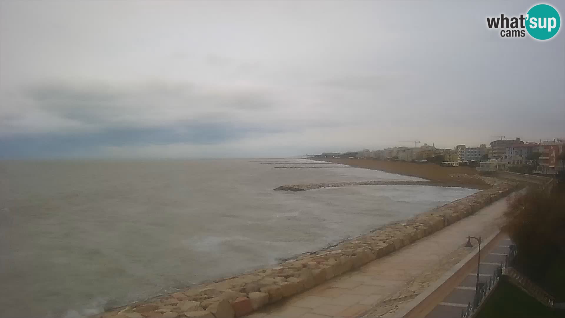 Webcam Caorle Ponente – Vue depuis les Marinai di Caorle