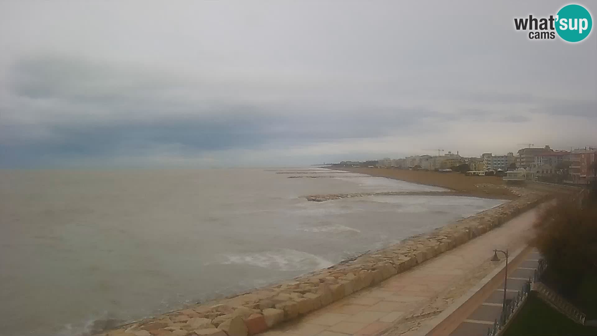 Webcam Caorle Ponente – Vue depuis les Marinai di Caorle