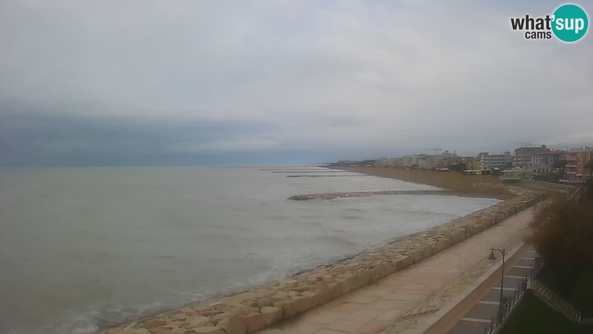 Webcam Caorle Ponente – Blick von Marinai di Caorle