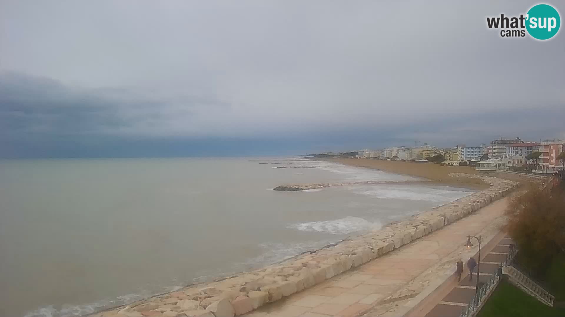 Webcam Caorle Ponente – Vue depuis les Marinai di Caorle