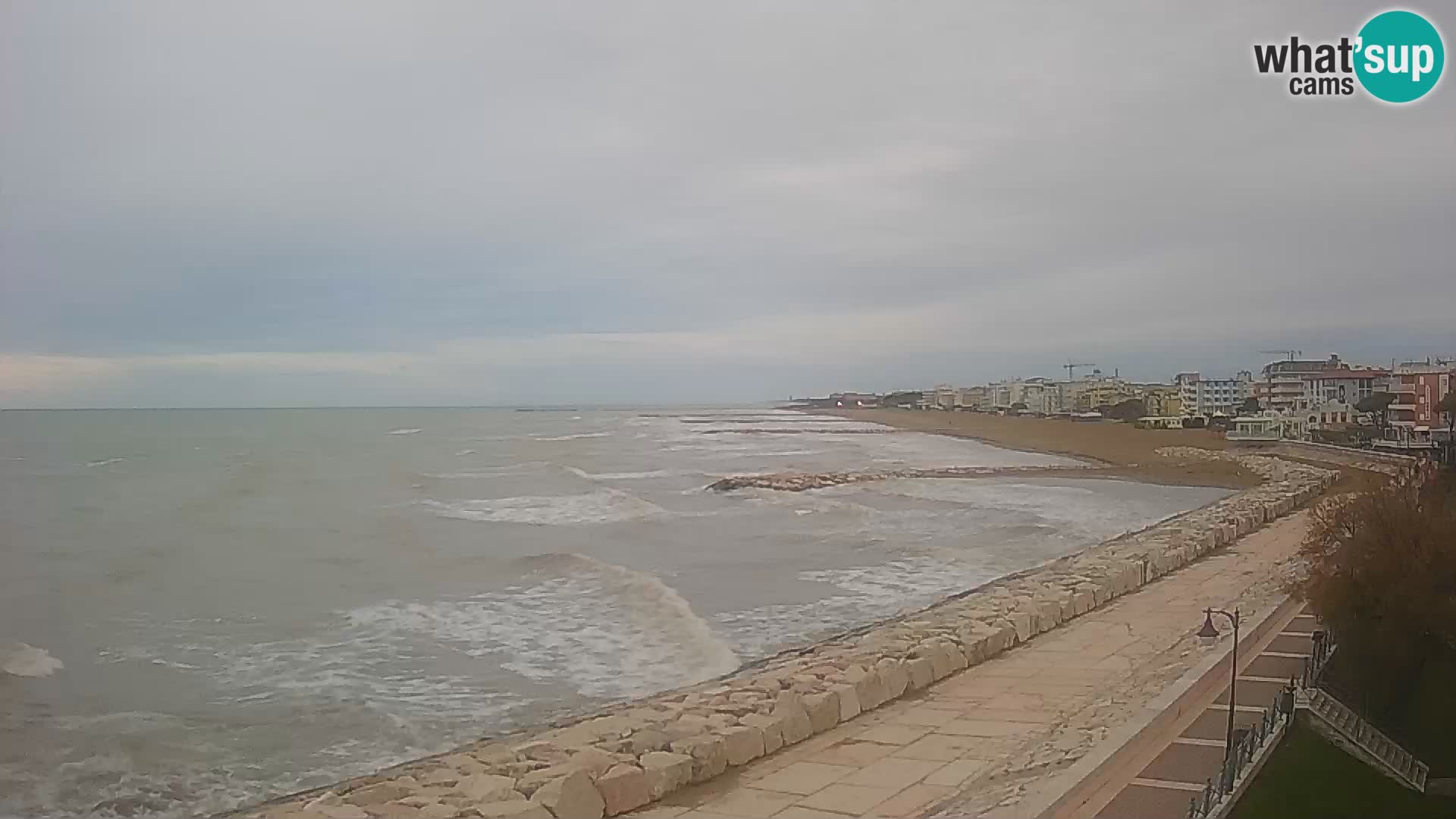 Webcam Caorle Ponente – Blick von Marinai di Caorle