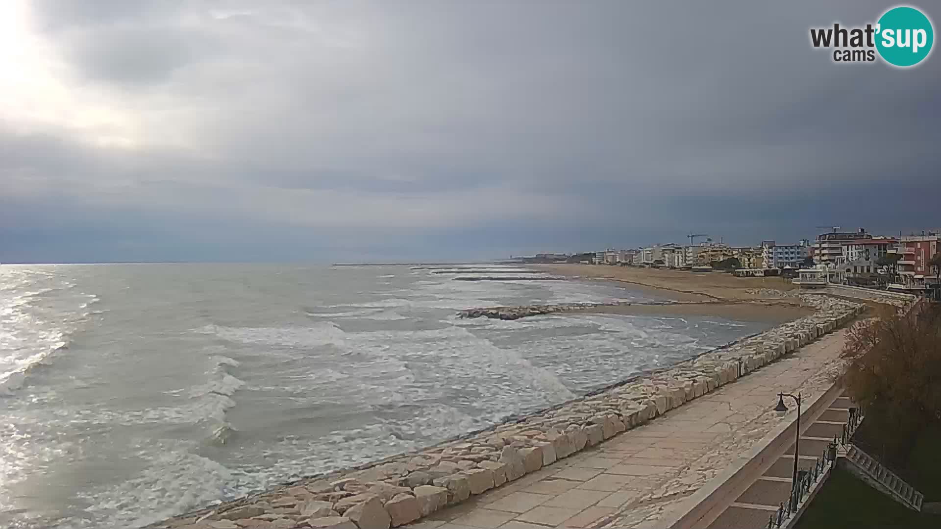 Webcam Caorle Ponente – Blick von Marinai di Caorle