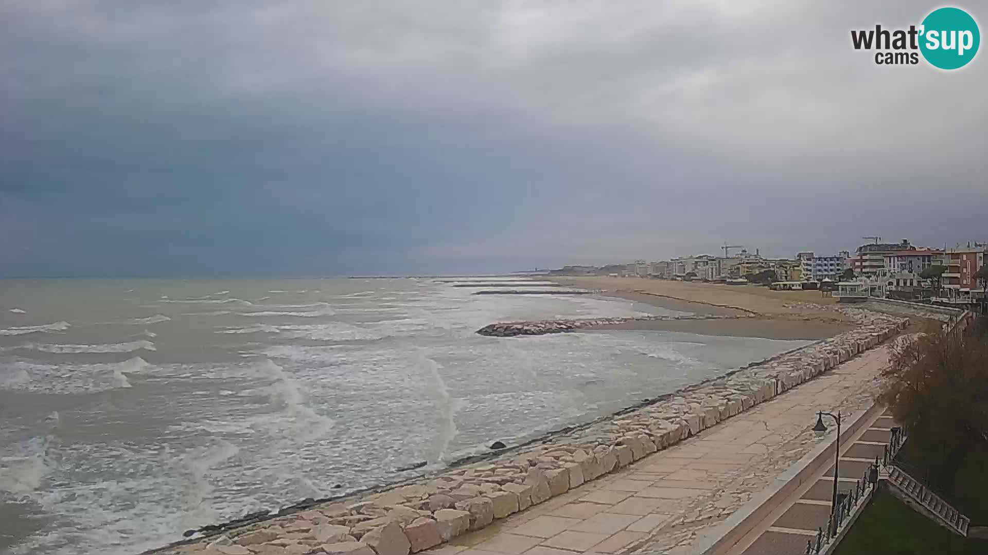 Webcam Caorle Ponente – Blick von Marinai di Caorle