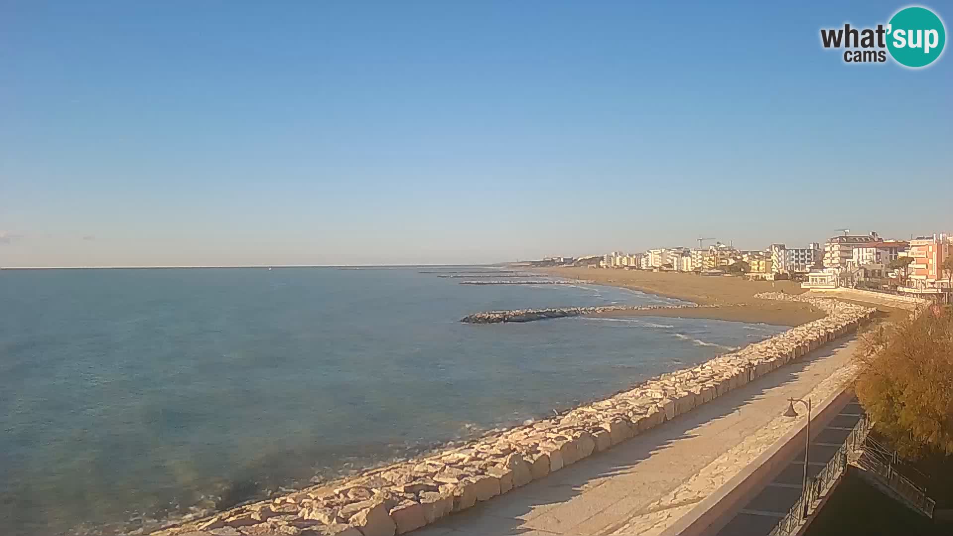 Webcam Caorle Ponente – View from Marinai di Caorle