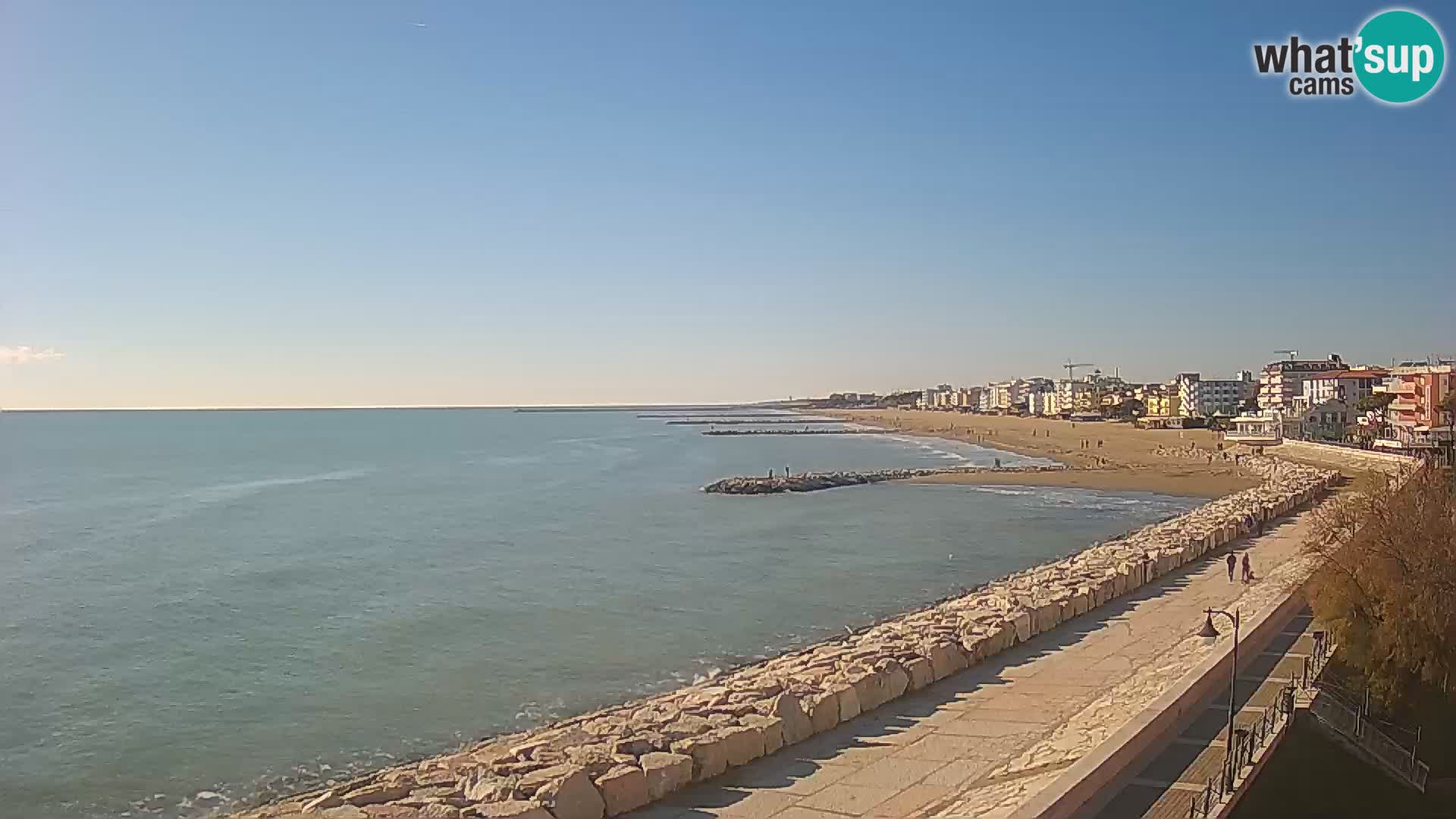 Webcam Caorle Ponente – panorama dall’ASS. Marinai di Caorle