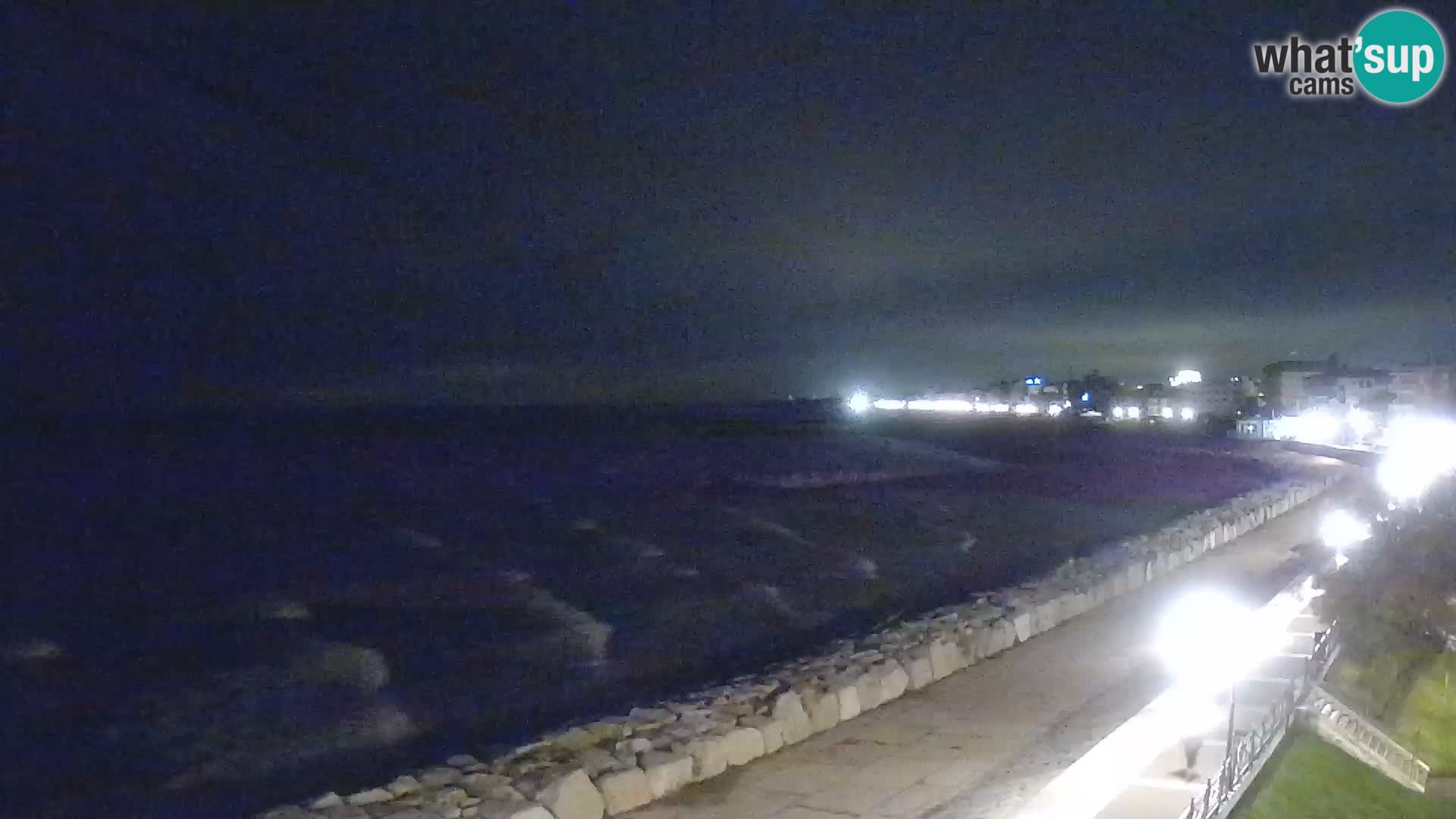 Webcam Caorle Ponente – Vue depuis les Marinai di Caorle