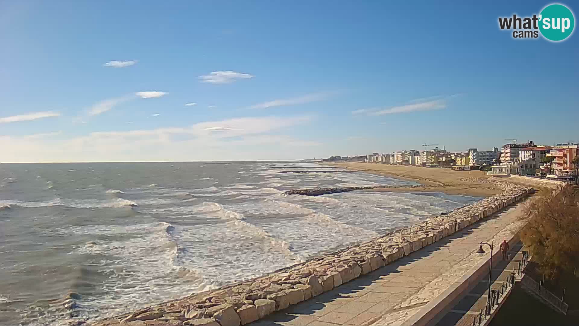 Webcam Caorle Ponente – View from Marinai di Caorle