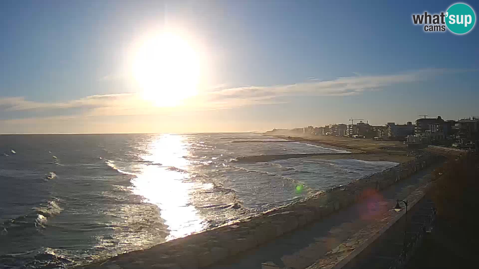 Webcam Caorle Ponente – View from Marinai di Caorle
