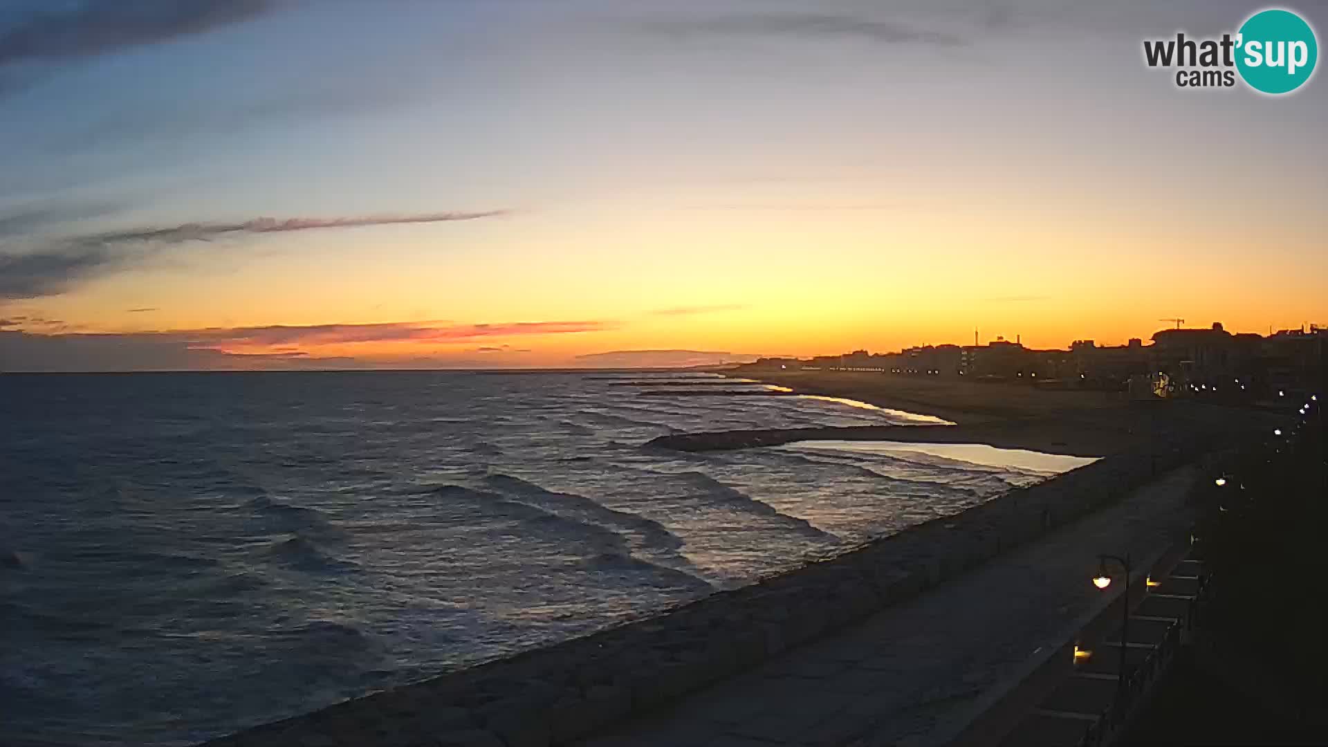 Webcam Caorle Ponente – View from Marinai di Caorle