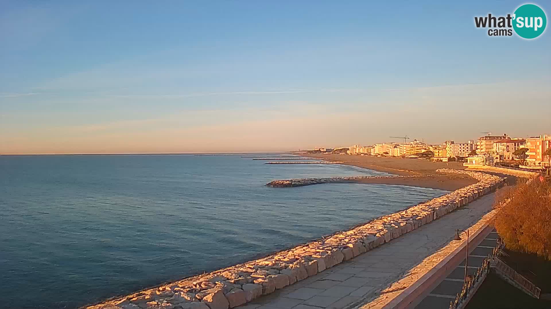 Webcam Caorle Ponente – View from Marinai di Caorle