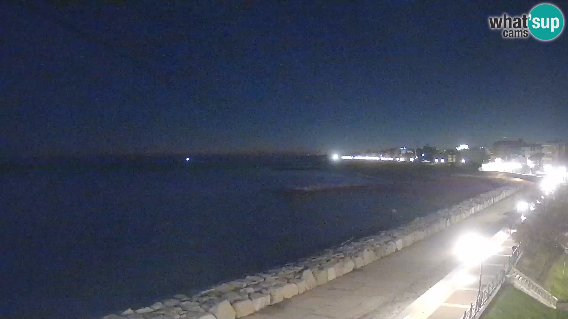 Webcam Caorle Ponente – Blick von Marinai di Caorle