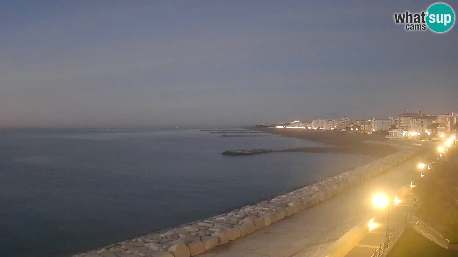 Webcam Caorle Ponente – Blick von Marinai di Caorle