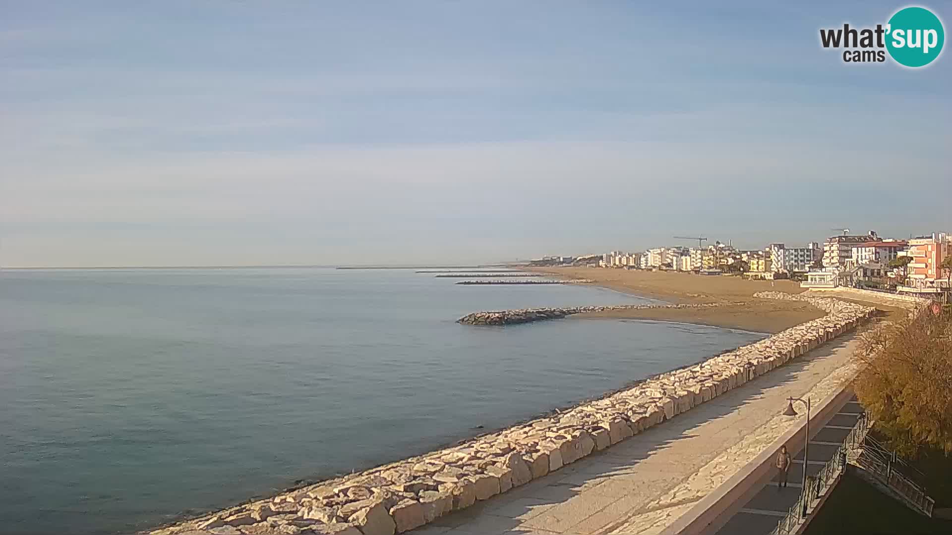 Webcam Caorle Ponente – Vue depuis les Marinai di Caorle