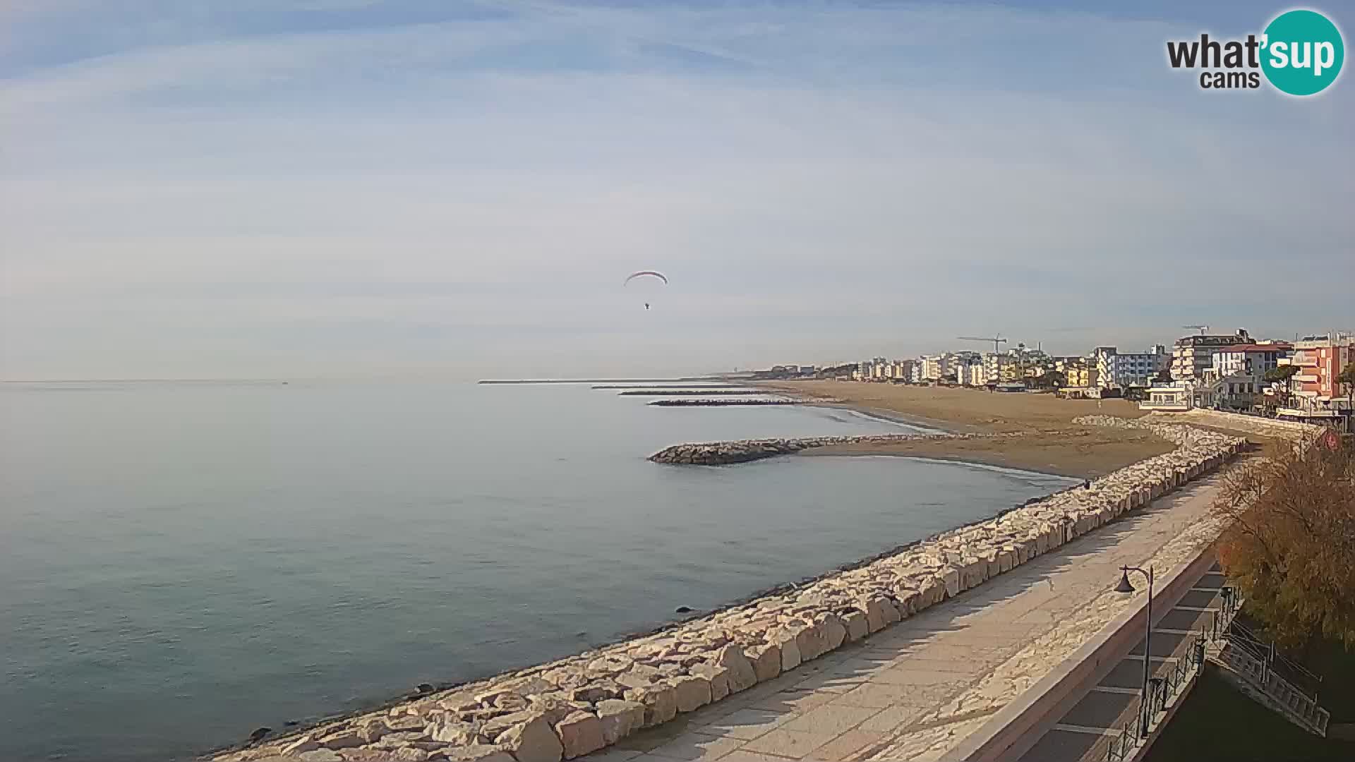 Webcam Caorle Ponente – Vue depuis les Marinai di Caorle