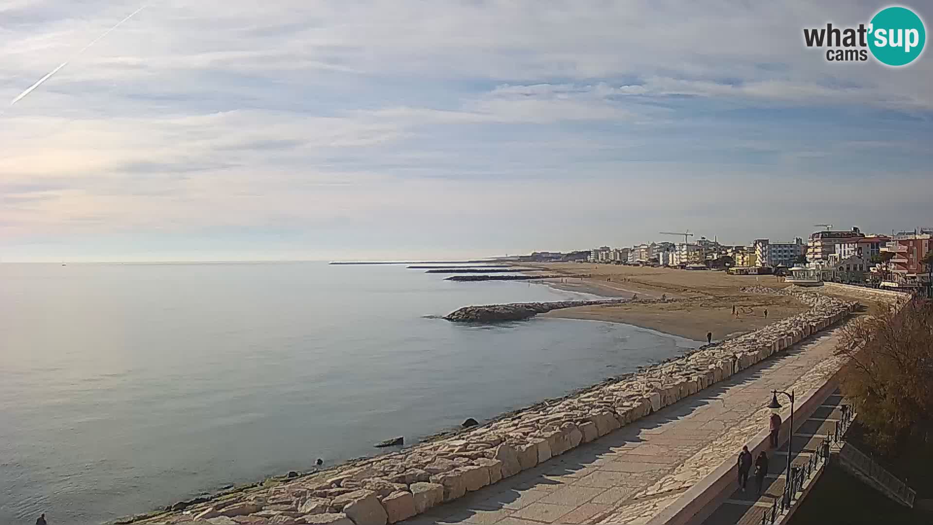 Webcam Caorle Ponente – Blick von Marinai di Caorle