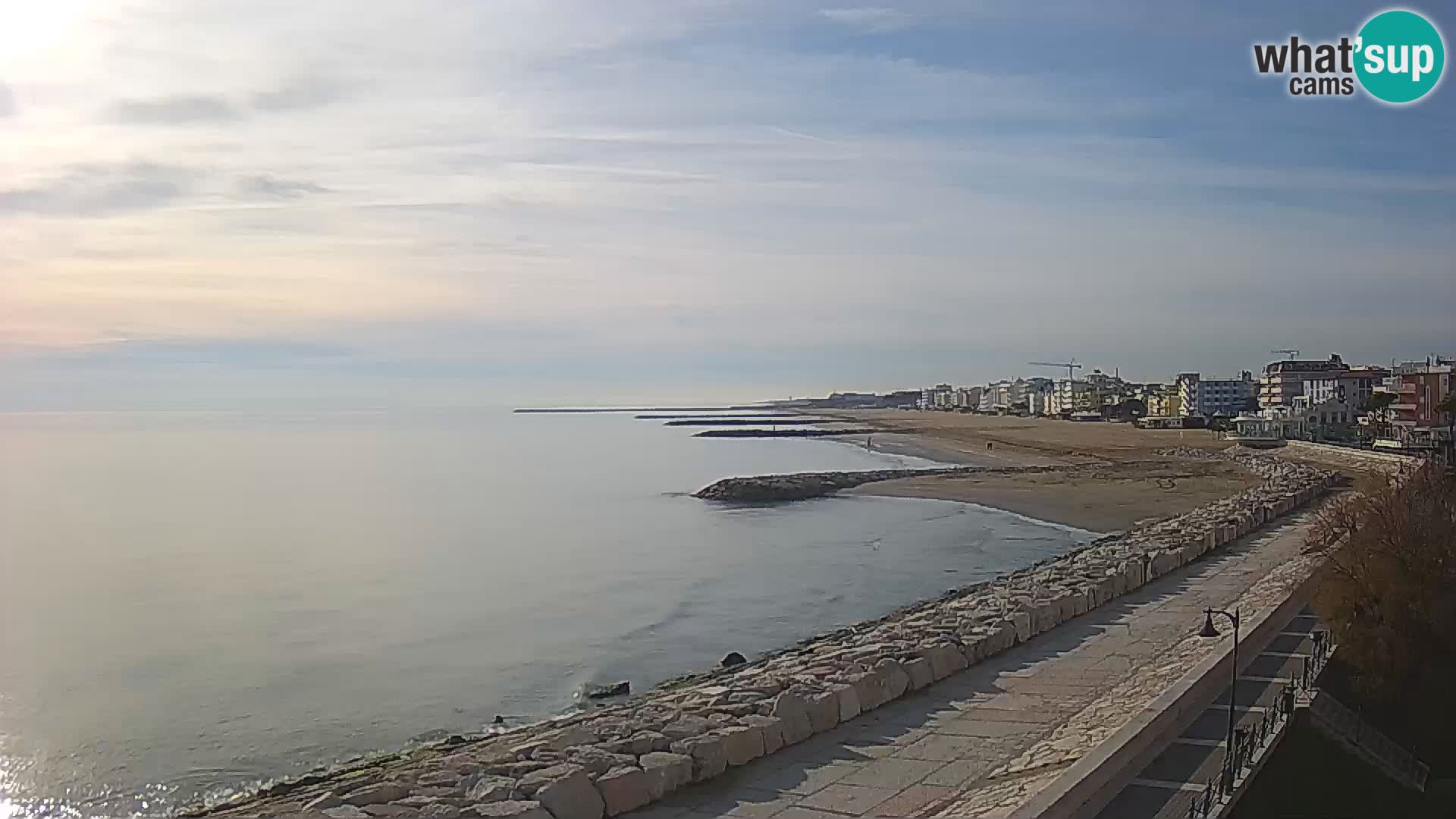 Webcam Caorle Ponente – Blick von Marinai di Caorle