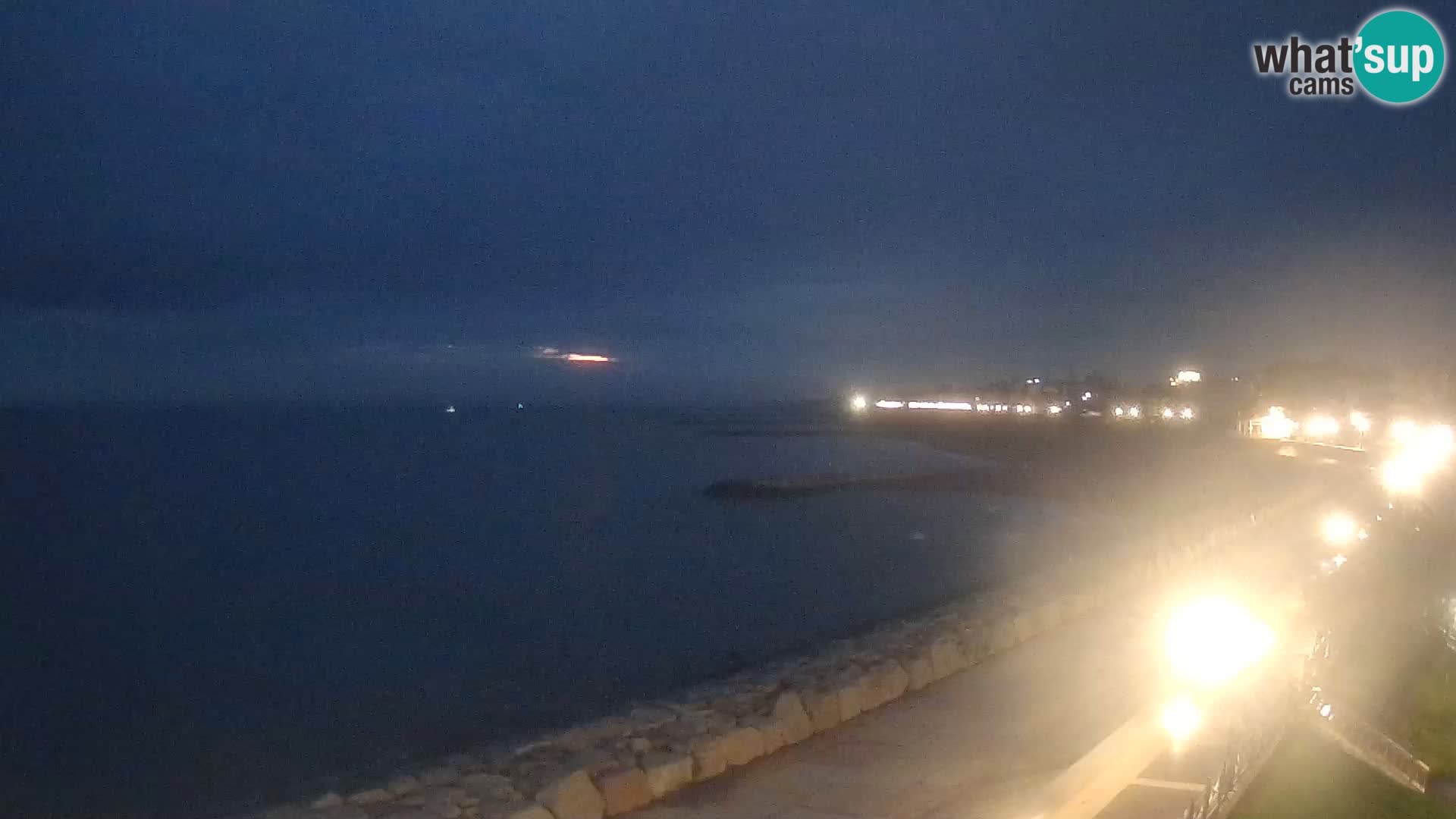 Webcam Caorle Ponente – Blick von Marinai di Caorle