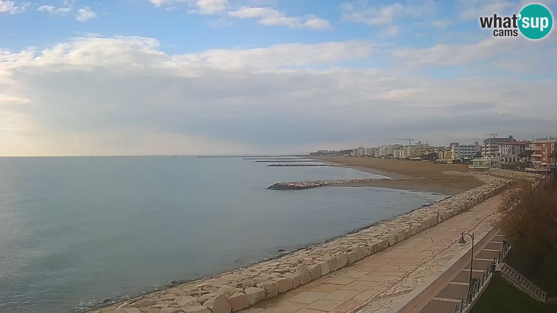 Webcam Caorle Ponente – Vue depuis les Marinai di Caorle
