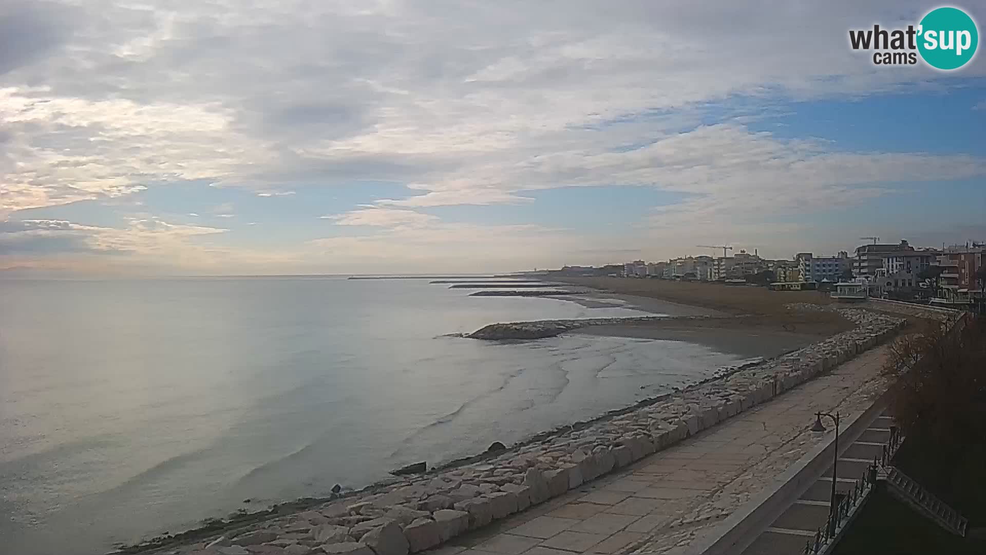 Webcam Caorle Ponente – Blick von Marinai di Caorle