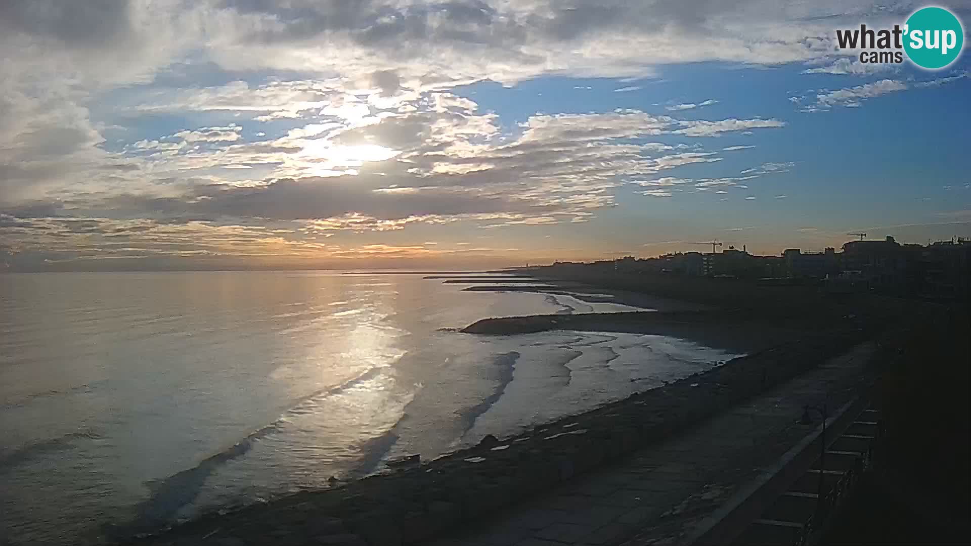 Webcam Caorle Ponente – Vue depuis les Marinai di Caorle