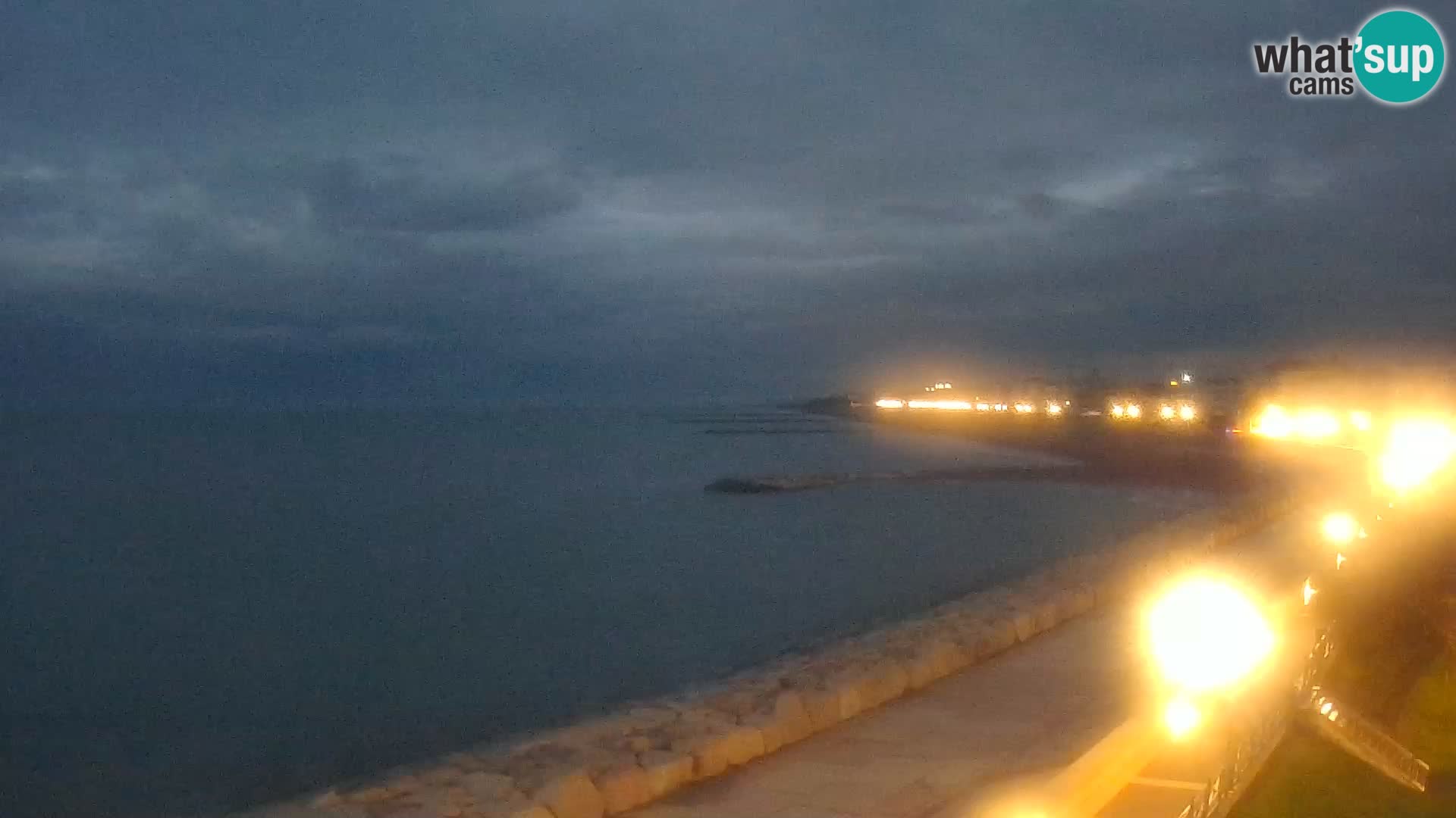 Webcam Caorle Ponente – Vue depuis les Marinai di Caorle