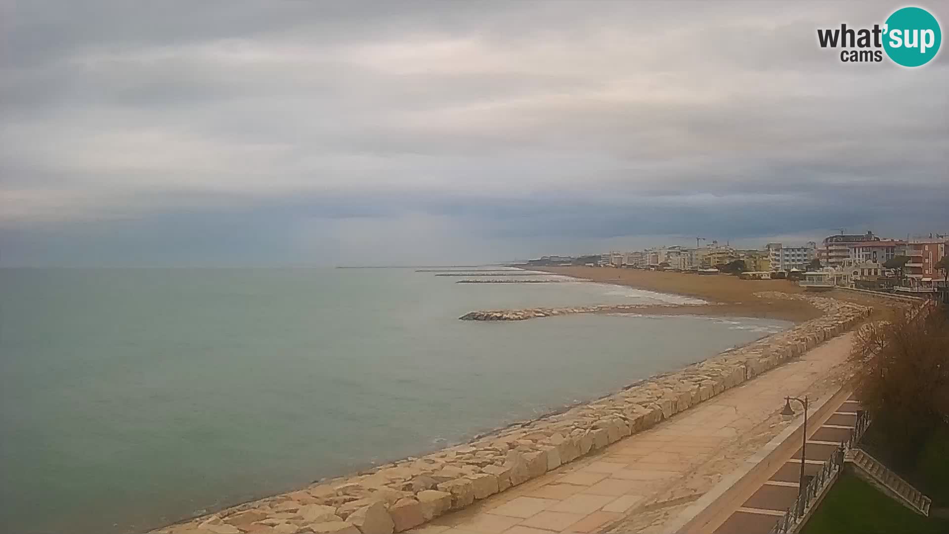 Webcam Caorle Ponente – Blick von Marinai di Caorle