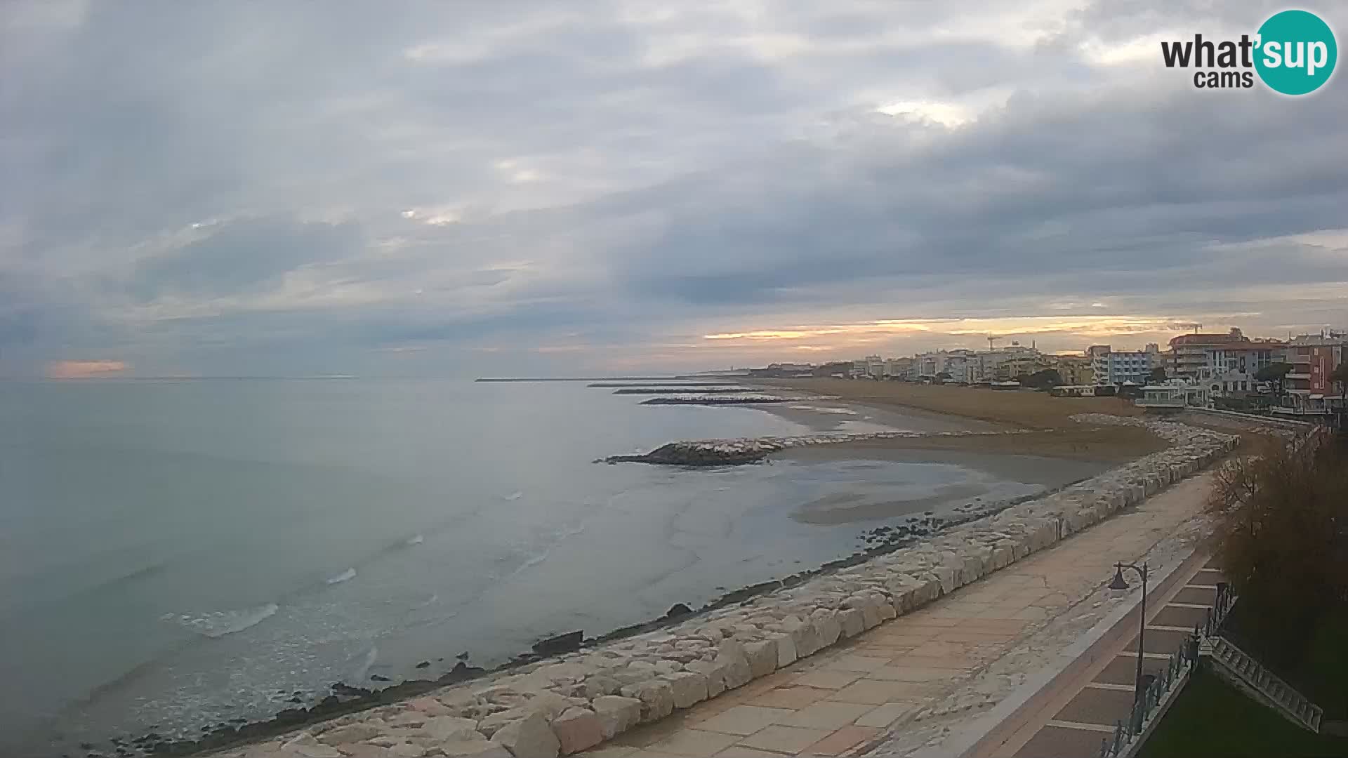 Webcam Caorle Ponente – Blick von Marinai di Caorle