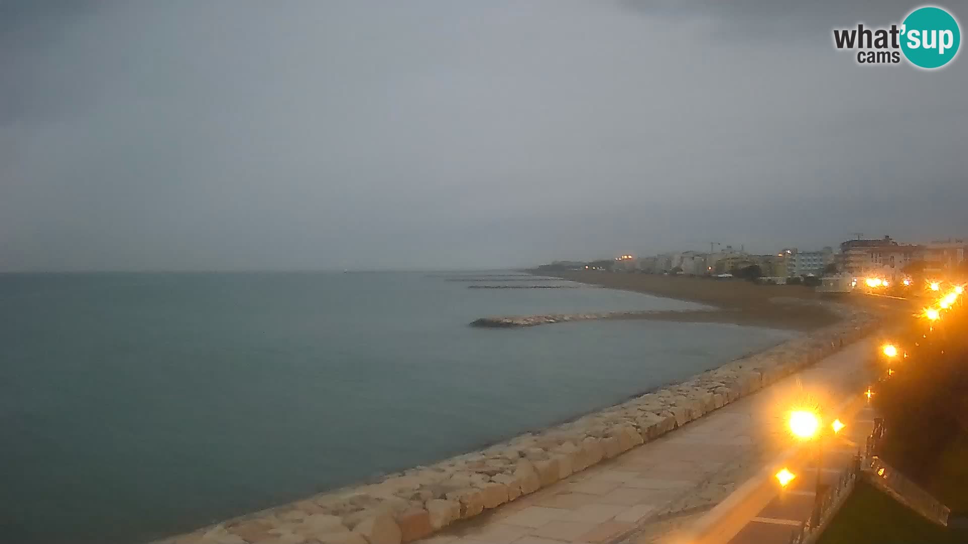 Webcam Caorle Ponente – Blick von Marinai di Caorle