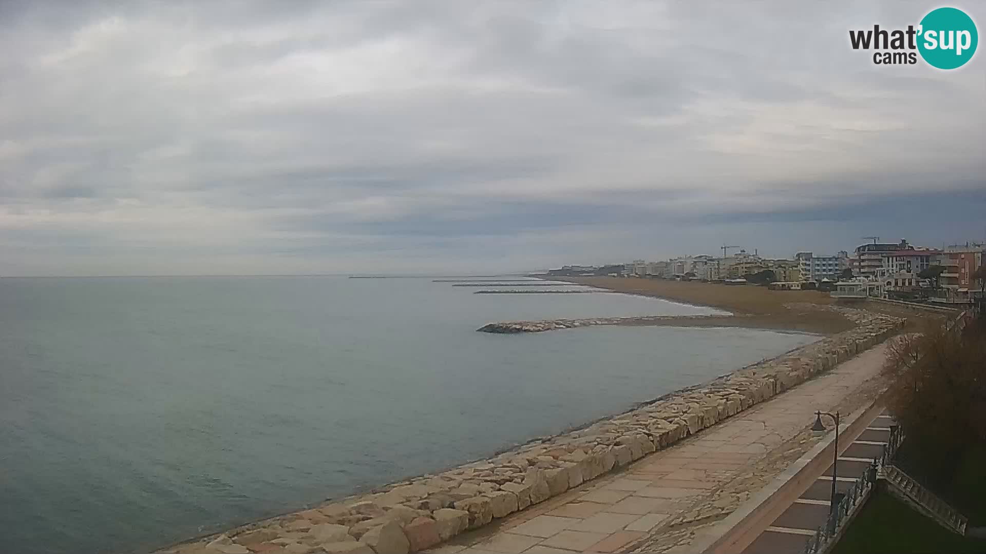Webcam Caorle Ponente – Blick von Marinai di Caorle