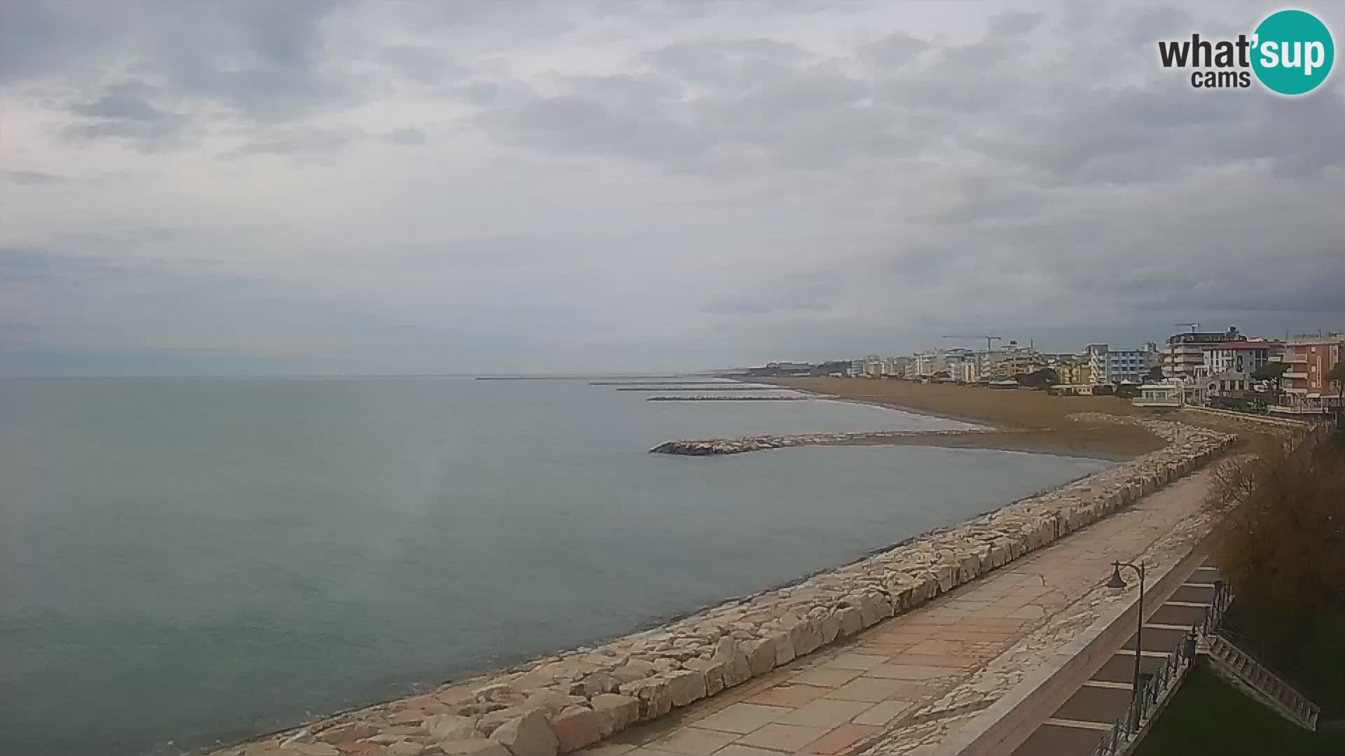 Webcam Caorle Ponente – Blick von Marinai di Caorle