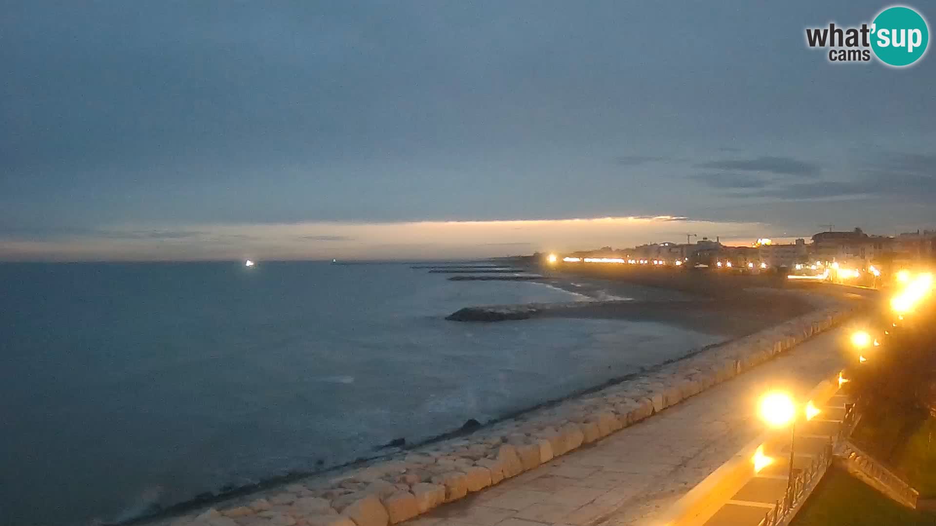 Webcam Caorle Ponente – View from Marinai di Caorle