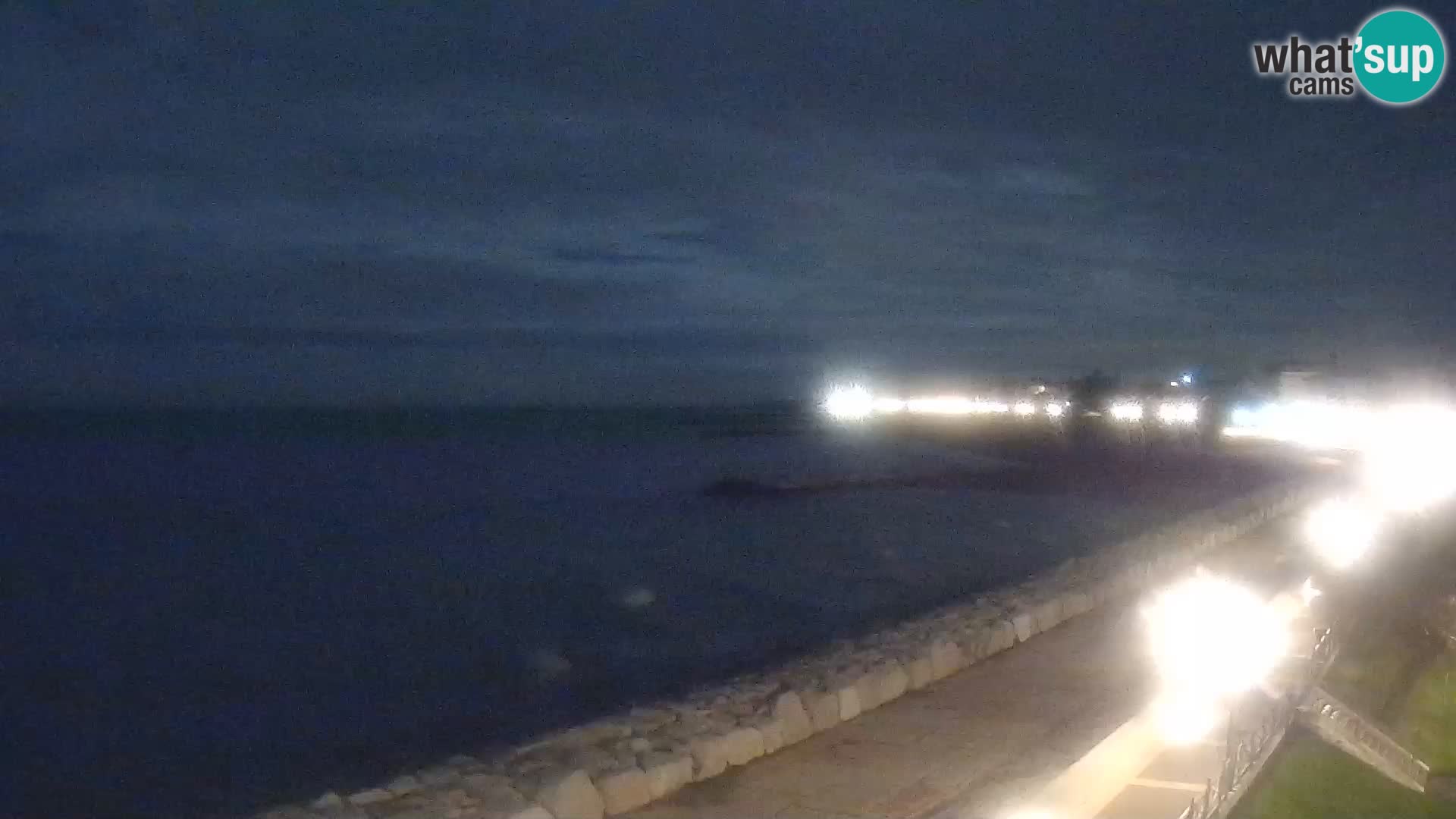 Webcam Caorle Ponente – Blick von Marinai di Caorle