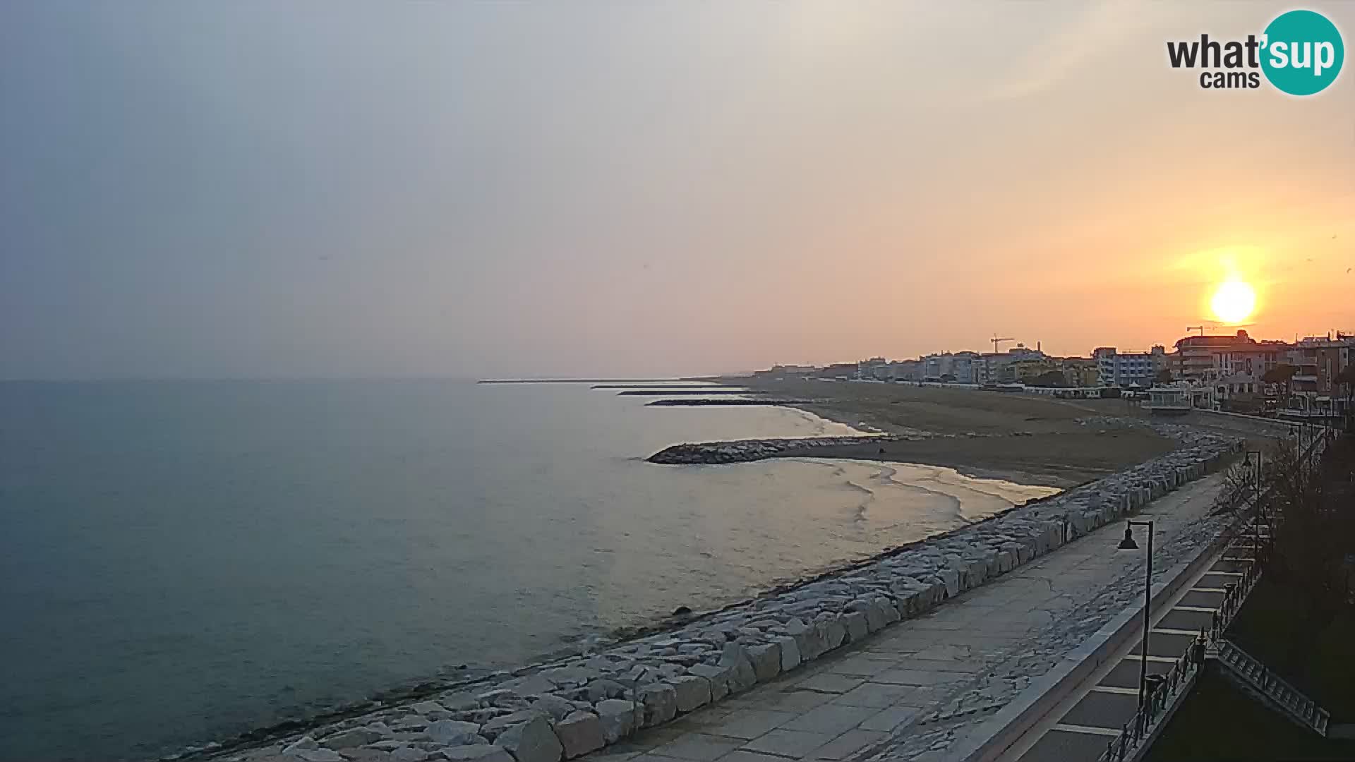 Webcam Caorle Ponente – Vue depuis les Marinai di Caorle