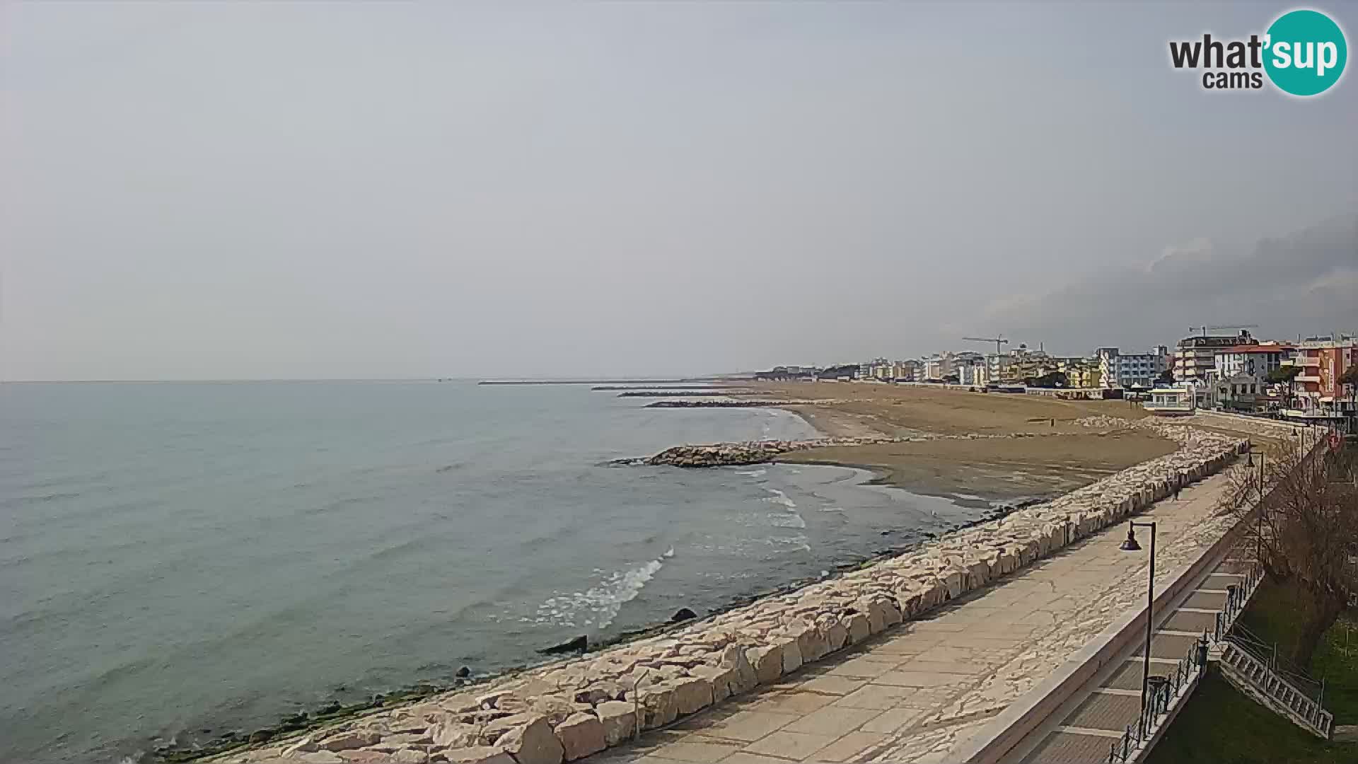 Webcam Caorle Ponente – Blick von Marinai di Caorle